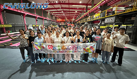 蹦床公园团建活动