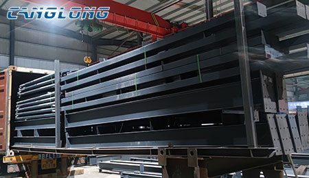 沧龙钢构出口澳大利亚：高效交付现代化仓库钢结构套件